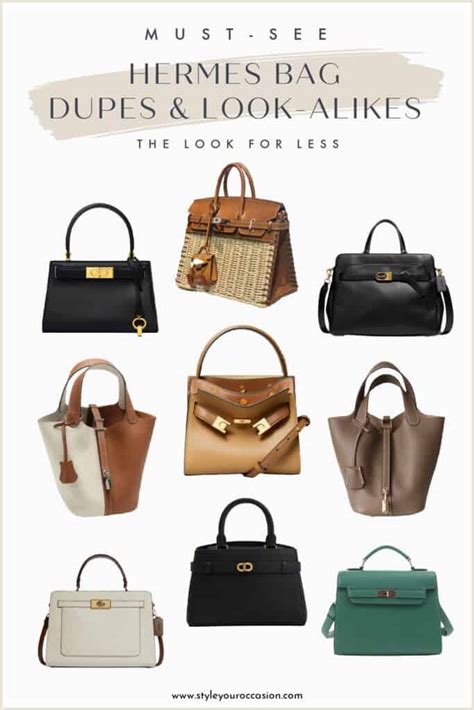 best hermes bag dupe|hermes kelly look alike bag.